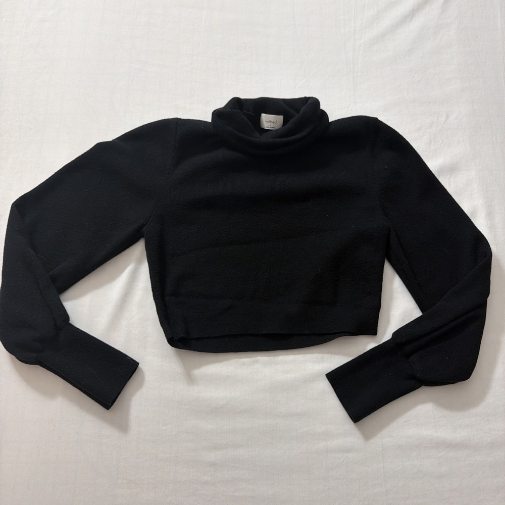 Essentials Wilfred Essential Cashmere Shrunken Mockneck Size S Posh Women's Fit